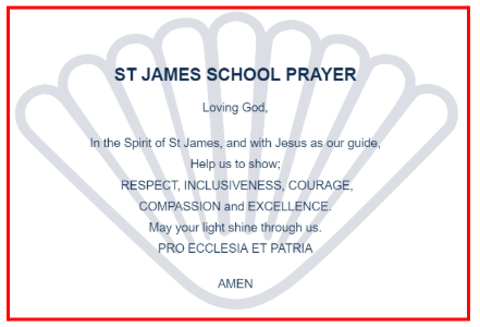 St James School Prayer